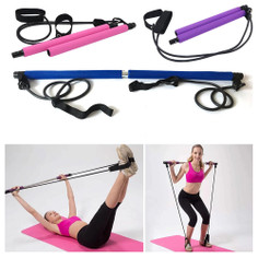 Pilates Bar Stick Resistance Band for Portable Home Fitness product